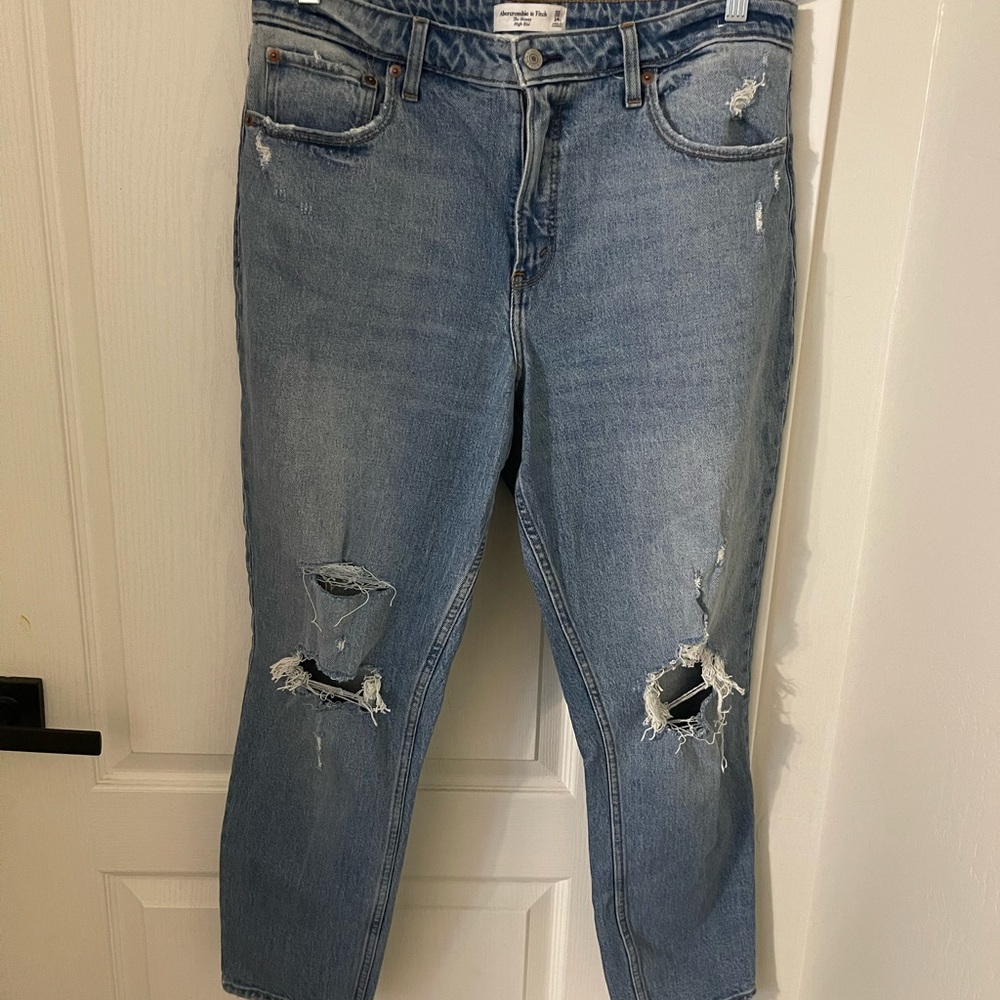Abercrombie distressed jeans